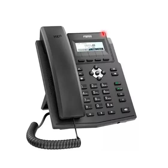 TELEFONE IP X1S FANVIL- FAST ETHERNET SEM POE E COM FONTE 2 CONTAS SIP