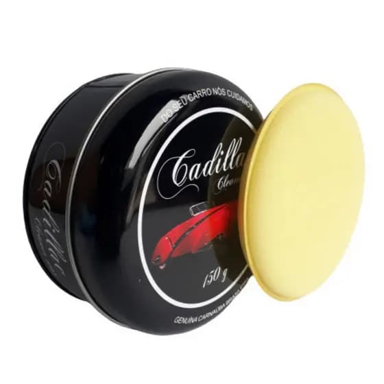 Cera de carnaúba Cadillac automotiva brilho proteção Original 150g