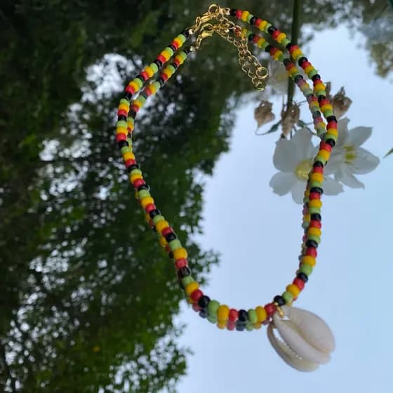 Colar Mediano do Reggae com Concha