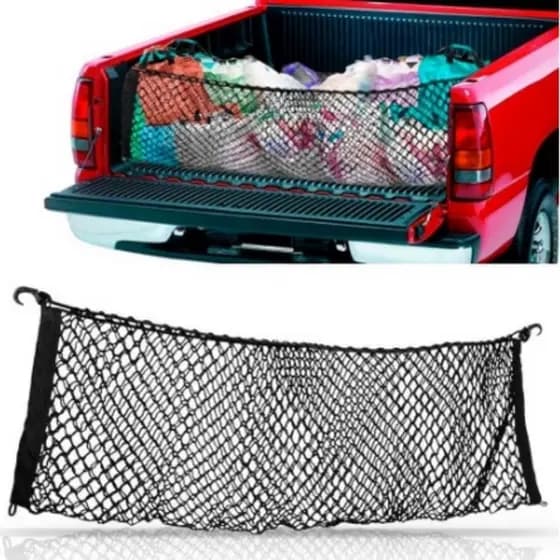 REDE PARA CACAMBA PORTA MALAS 130CMx65CM TIPO BOLSA PICKUP GRANDE SPLODY (HILUX/FRONTIER/L200/TRITON/RANGER)