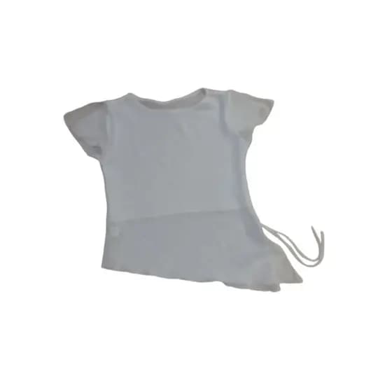 blusinha branca P com parte mais transparente