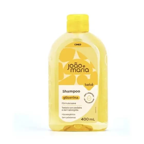 Shampoo João e Maria Baby Glicerina 400ml