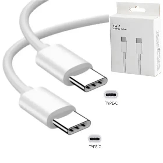 Cabo Carregador Usb C iPhone 15 Pro iPhone 16 iPhone 17 Cabo TIPO C TIPO C S20 S21 S22 S23 S24 Edge Cabo Tipo C Duplo