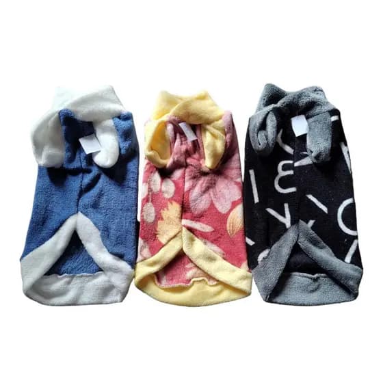 Roupas Pet Roupinhas Pet Sueter Outono Inverno Roupas Para Cachorro e Gato