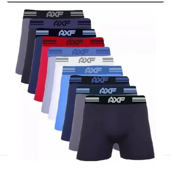 Kit 25 Cuecas Boxer Box Algodão + 20 Meia Social