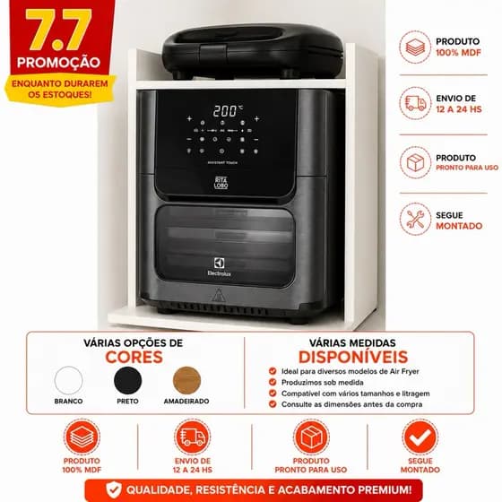 Suporte Multiuso para Bebedouro , Airfryer , Misteira , Forno e etc...