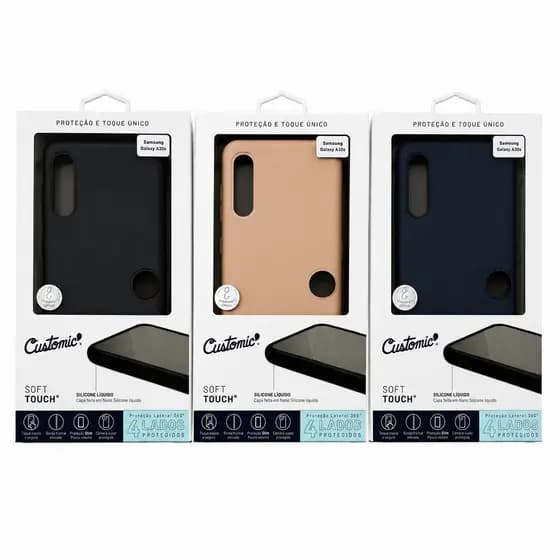 CASE CELULAR SAMSUNG A30S CUSTOMIC INTERNA AVELUDADA