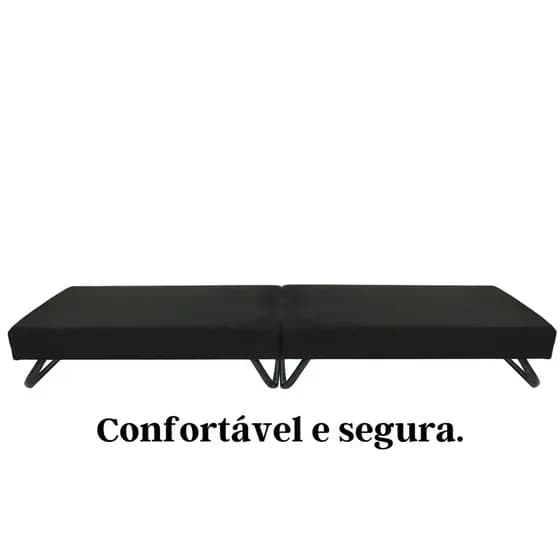 Cama Portátil Dobrável Solteiro Praia Varanda e Sala