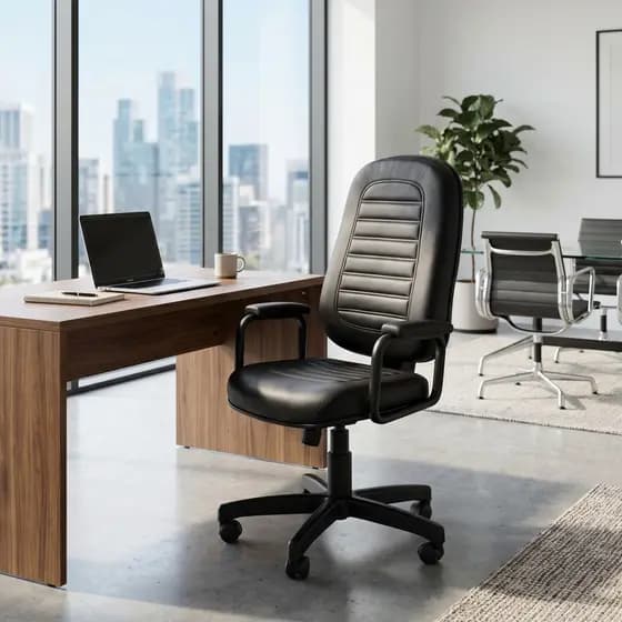 Poltrona Presidente Giratória Premium Alto Padrao Conforto