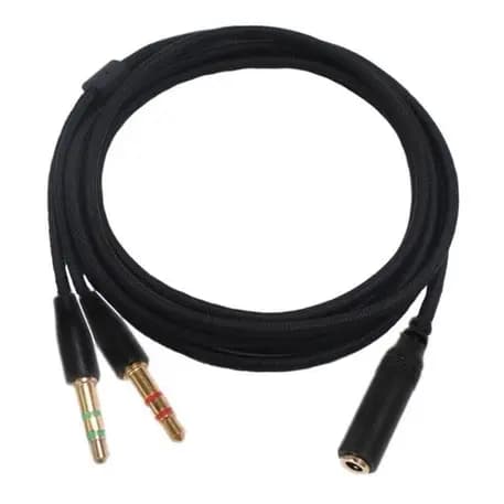 Cabo Extensor Pc Compatível Headset Razer P3/2p2 3.5mm