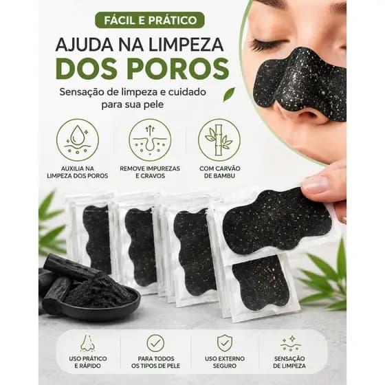 Tiras Nasais Removedoras de Cravos e Limpeza de Poros | Escolha Quantidade
