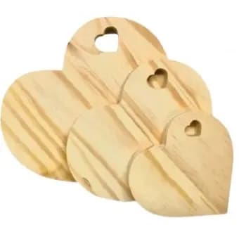 3 TÁBUAS DE MADEIRA PARA FRUTAS,FRIOS E MESA POSTA 18,15 e 12 CM