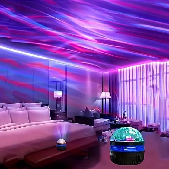 Mini Luminária Projetor Estrela Abajur Led 360º Lua Galaxy Promoção