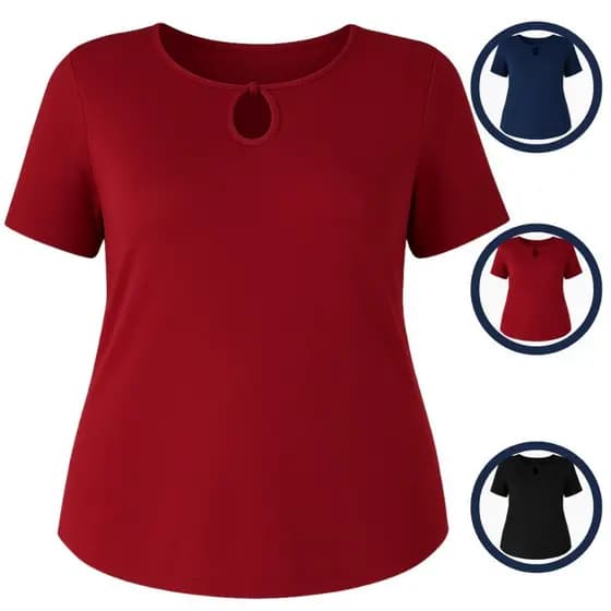 Blusa Blusinha Camiseta Feminina Plus Size Curve Evangélica Verão Básica