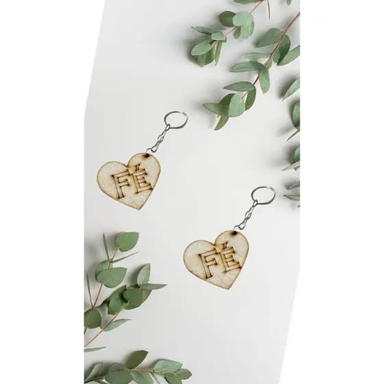 Chaveiro FÉ ideal para lembrancinhas