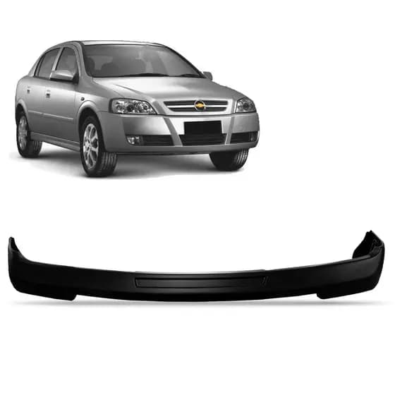 Spoiler Dianteiro Astra Hatch/Sedan 2003 a 2011 Flex Line Tgpoli Design Esportivo Polipropileno