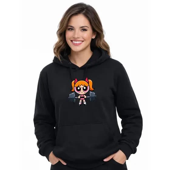 Moletom Canguru Com Capuz Liso Estampado Feminino Varias Estampas Diferentes Moleton Blusa de Frio
