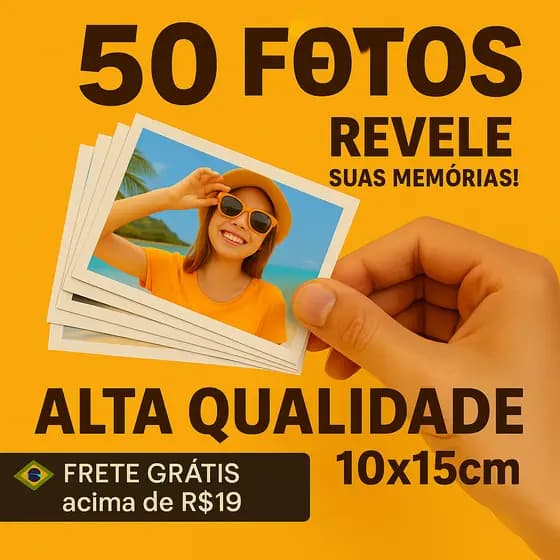 50 fotos 10x15 pacotes, foto alta resolução
