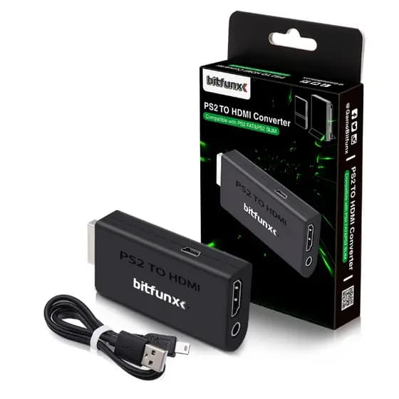 PS2 HDMI Bitfunx melhor conversor para PS2/3
