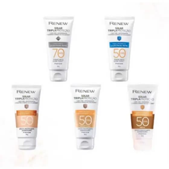 Protetor Solar Facial Renew