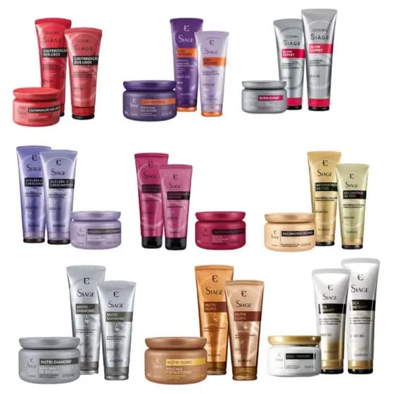 Kit Siáge Eudora Shampoo 250ml + Condicionador 200ml + Máscara 250g