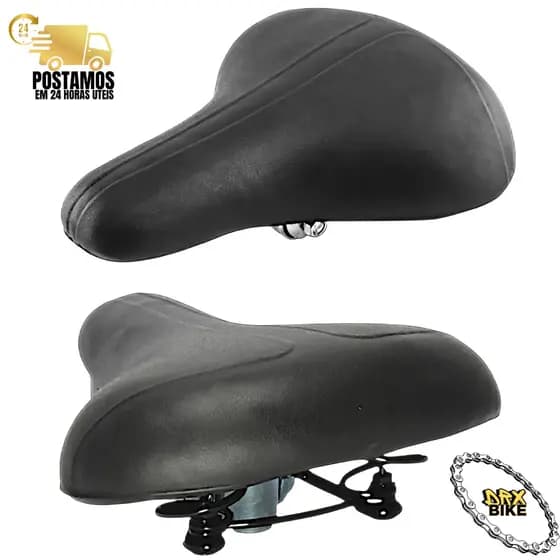Selim de Bike Banco 2 Molas para Bicicleta Passeio Monark Barra DRX BIKE