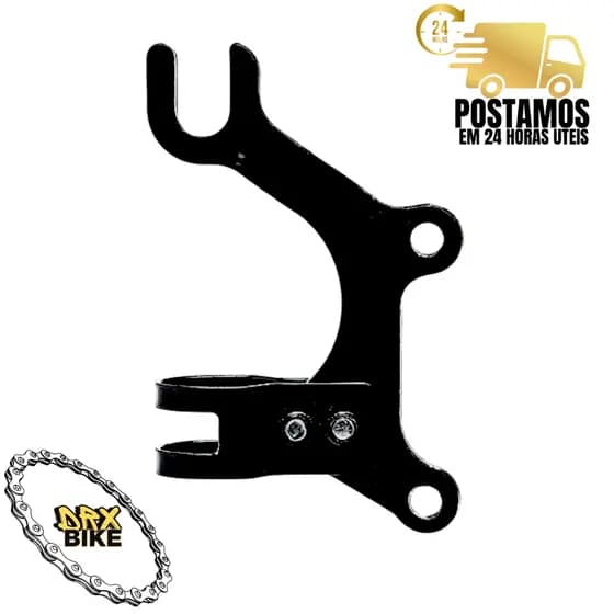 Adaptador Freio Disco Traseiro Gancheira C/ Abraçadeira 22mm DRX BIKE
