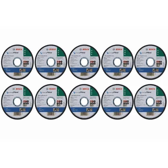 Bosch Disco de Corte Standard for Metal 115x1,0x22,23mm 10 unidades
