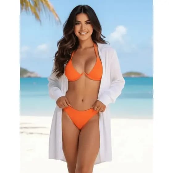 Saida De Praia Chamise de Praia Camisao Liso Longa Manga Comprida de Botão Com Punhos Dobração Na Manga Elegante Leve