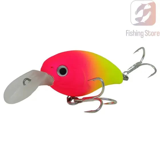 Isca Artificial Yara Pulguinha 5cm 10gr - Várias Cores - Crankbait - Isca de meia água - isca de fundo Tucunaré traíra dourado pacu matrinxã