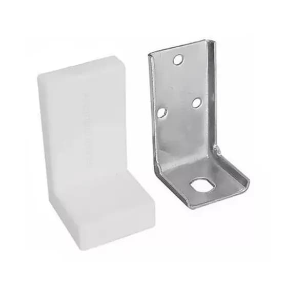 Kit 30 Und - Cantoneira L Metálica Reforçada Com Capa