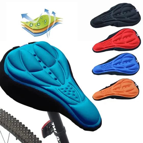 Capa para Selim em Gel Silicone Banco Almofada Forro Para Bicicleta Bike