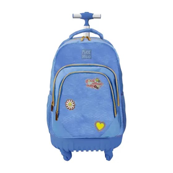 Brilhe Na Volta às Aulas: Mochila De Rodinha Glitter Good Vibes Only - Pack'n Go