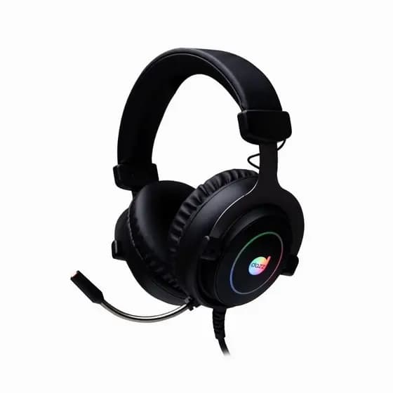 Headset Gamer Immersion Pro 7.1 Virtual Dazz Com RGB Compatível Com PC, PS4 e PS3