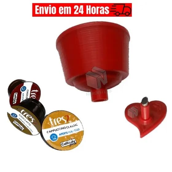 Adaptador de Cápsulas Três para Maquina Dolce gusto pais