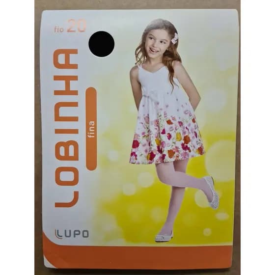 Meia Calça Fina Infantil Fio 20 Lupo Loba 2570.