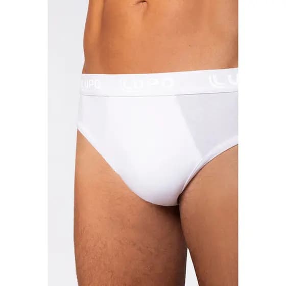 Cueca Adulto Slip Algodão Lupo 485.