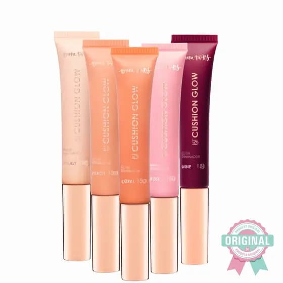 Bt Cushion Glow Blush E Iluminador Bruna Tavares Opções 15 G - Lançamento, Original, Efeito Glow