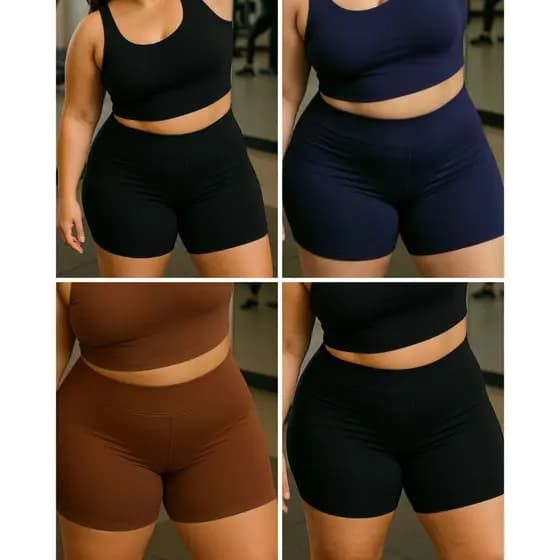 Short Fitness Compressorra SupleX Com Bolso Lateral Suplex Zero Transparencia