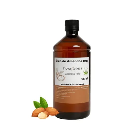 Óleo de Amêndoas 100% Puro Vegetal para Uso Cosmético Umectação Capilar