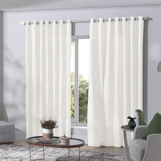 Cortina Duo Total Monaco 540x280m Branco Cor 12 - Bella Janela