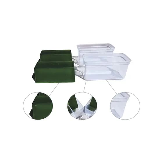 Forma Sabao Artesanal em Barra Vania Dicas - 250 ml - KIT 10 Unid - SEM TAMPAS- Vania Dicas.