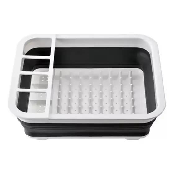 Escorredor Louças Silicone Dobrável Retrátil Portátil
