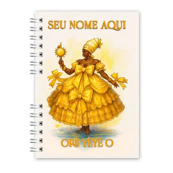 Caderno de Oxum (TAMANHO UNIVERSITÁRIO 10 MATÉRIAS) Umbanda e Candomblé