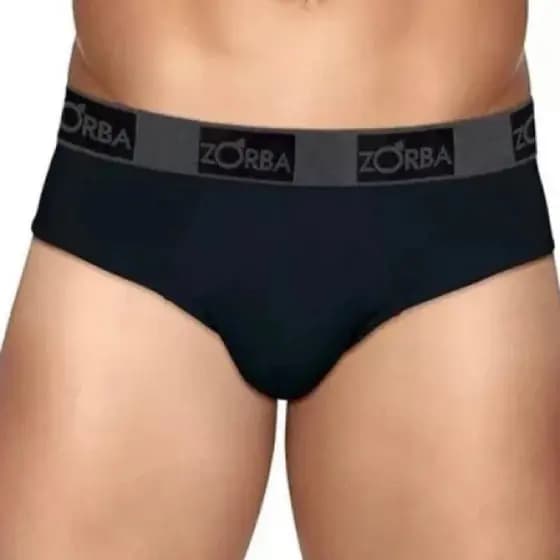 Cueca Zorba Slip 716 Algodão com forro frontal Original