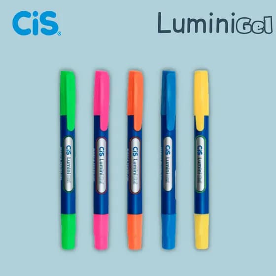 Marca-Texto Cis Lumini Gel Retrátil