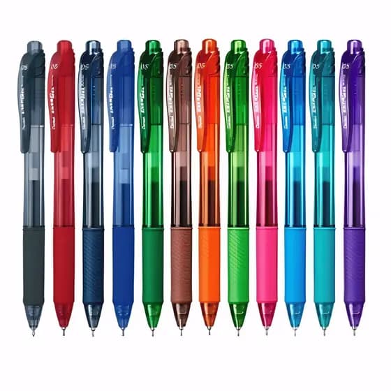 Caneta Gel Pentel Energel X 0.5mm Ponta Agulha - Cores Avulsas