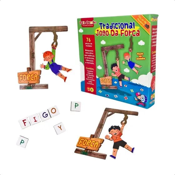 Jogo Tradicional da Forca - Bate Bumbo - 7 anos