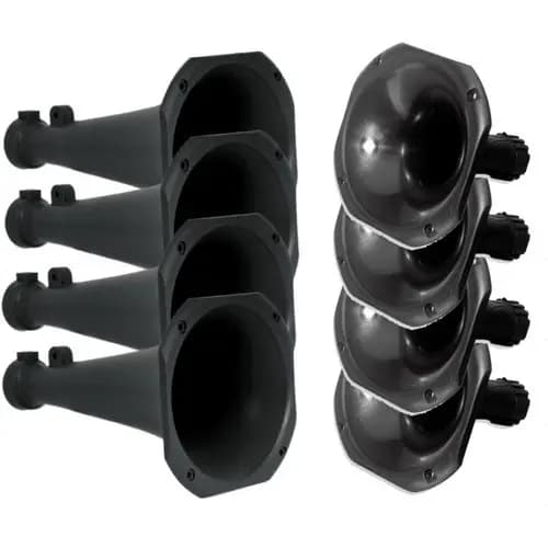 Kit 4 Cone Corneta Boca Longa Ou Curta C/ Rosca Driver