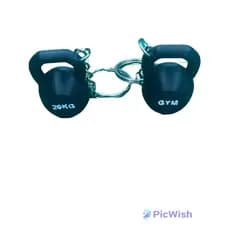 120 Chaveiros Kettlebell Academia Personalizado